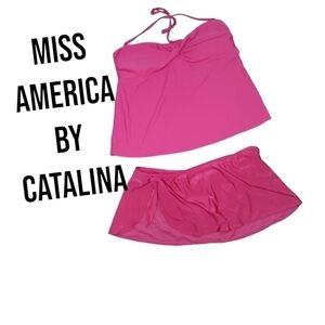 Miss America by Catalina 2 piece Swim suit